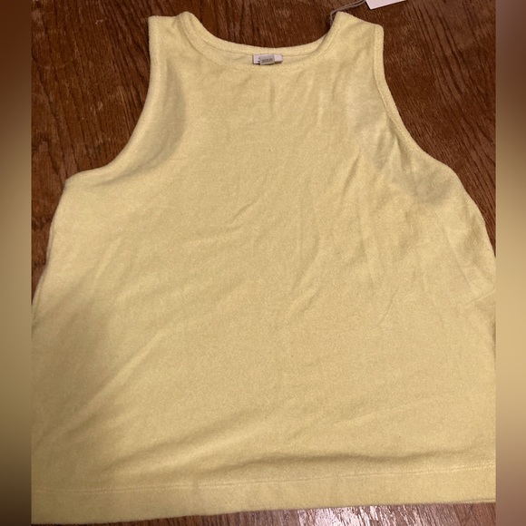 👚(bundle 4 items w/👚for $16) Yellow terry tank by a New Day - Picture 1 of 7